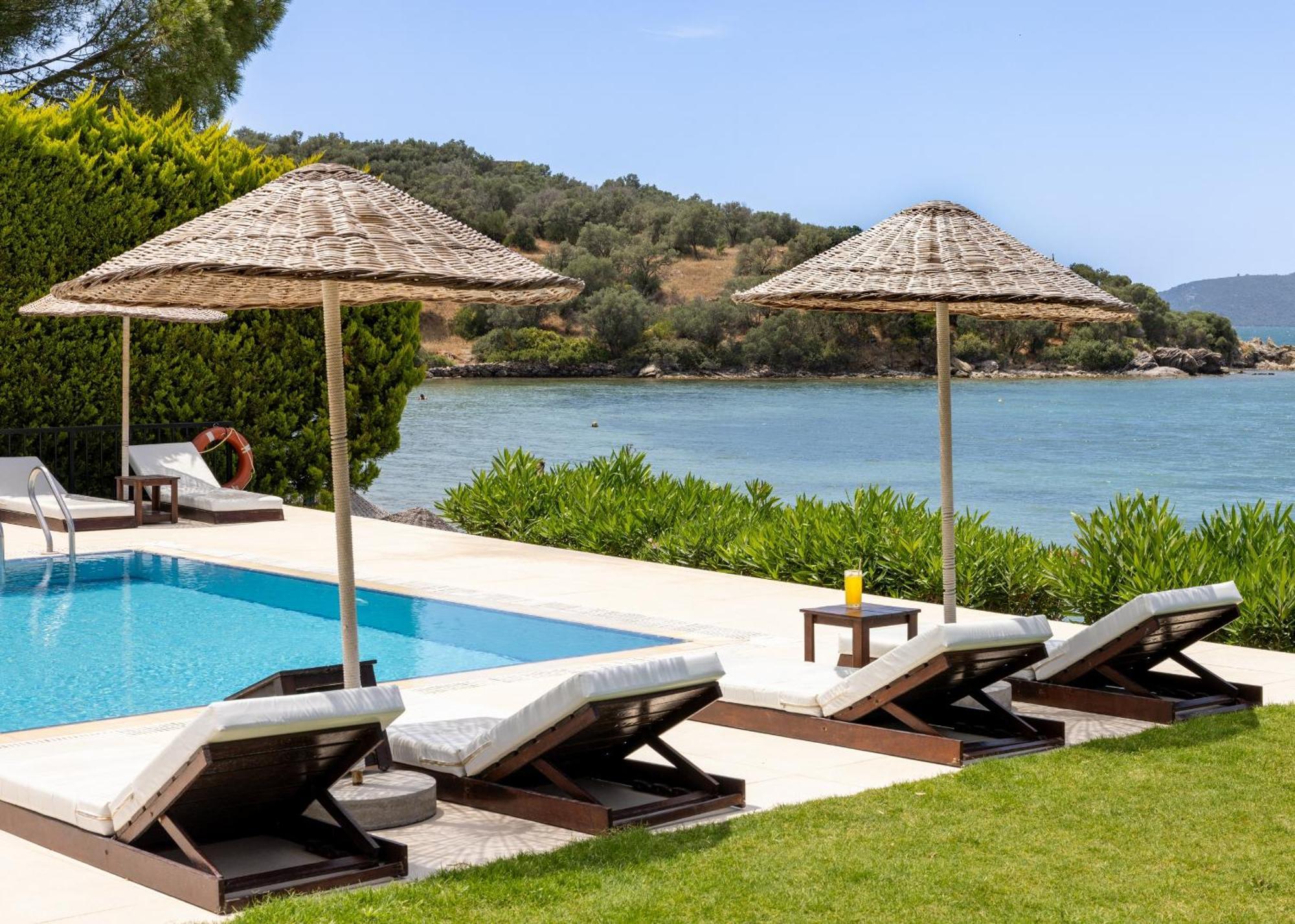 Med-Inn Hotel Gulluk Exterior foto