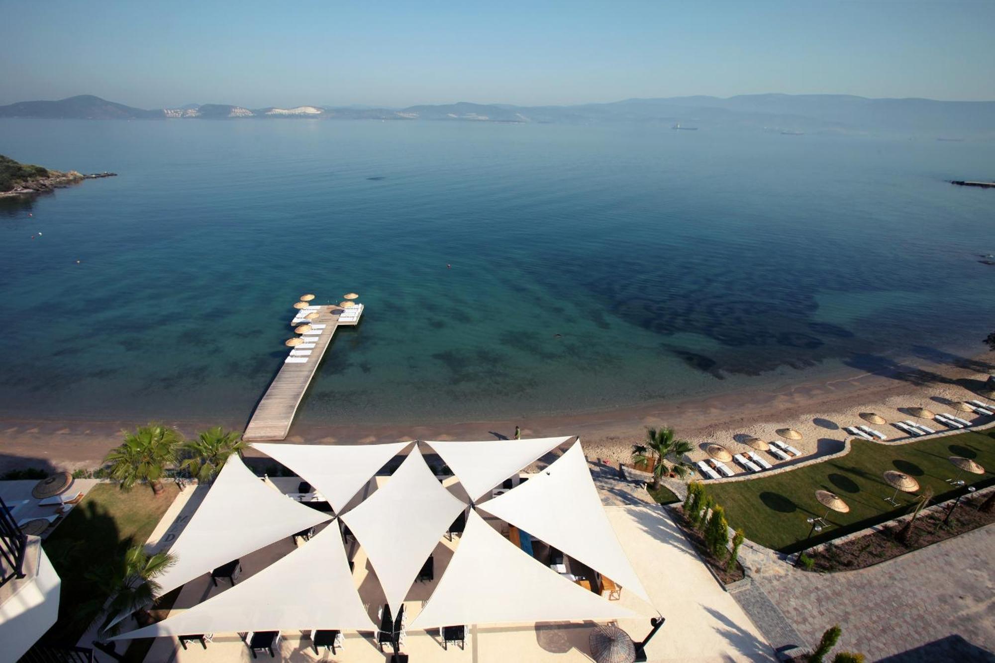 Med-Inn Hotel Gulluk Exterior foto