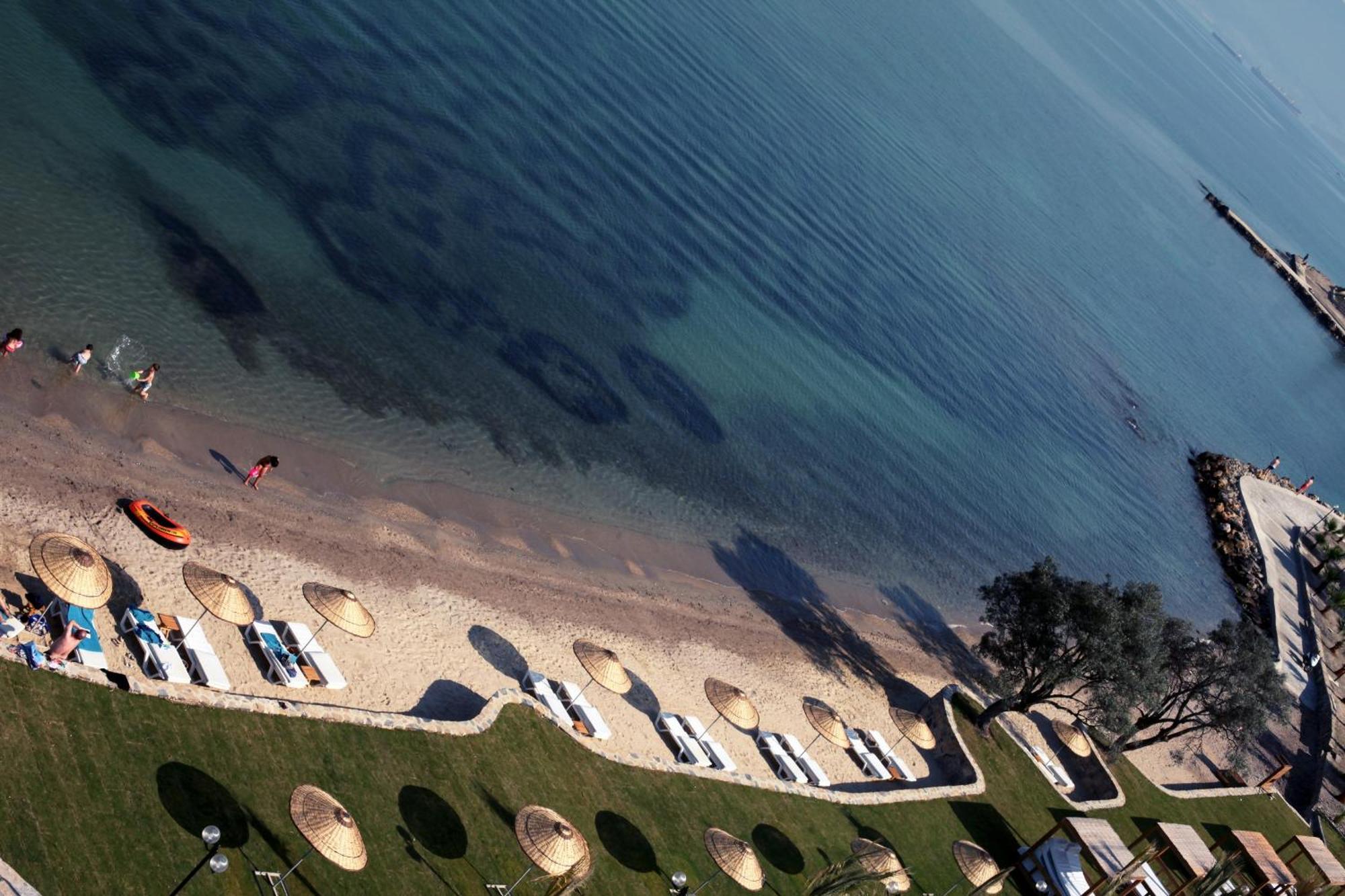 Med-Inn Hotel Gulluk Exterior foto